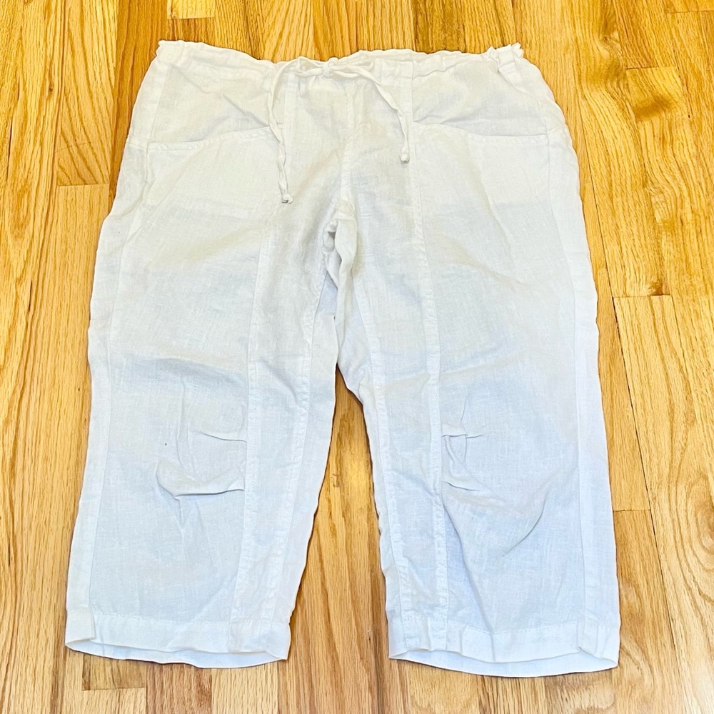 CAbi linen capri pants - Picture 2 of 8